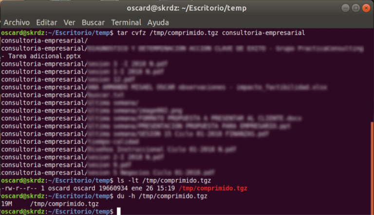 Comando Tar En Linux Uso B Sico Ingdiaz